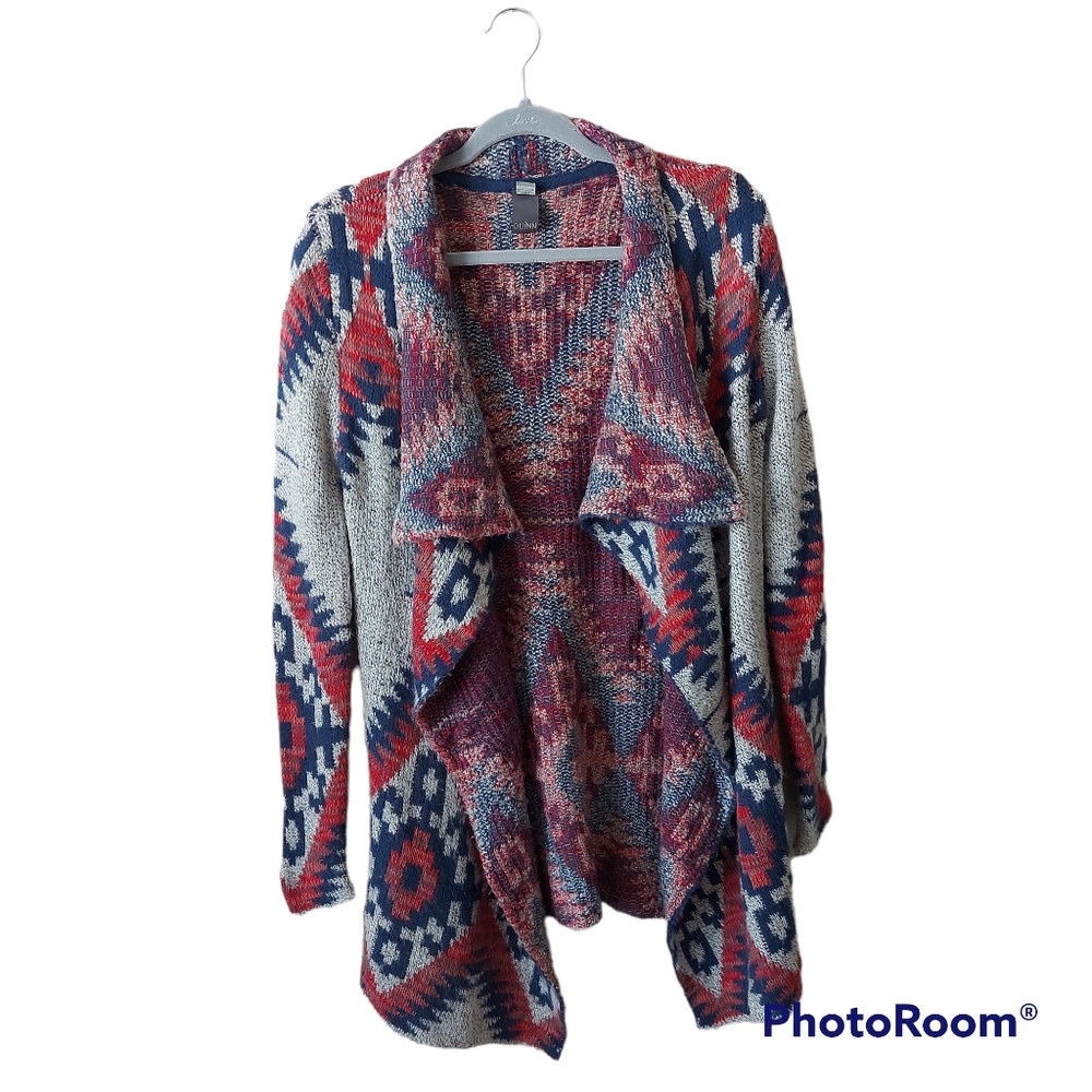Quinn Southwest Boho Bohemian Open Front Oversize… - image 1